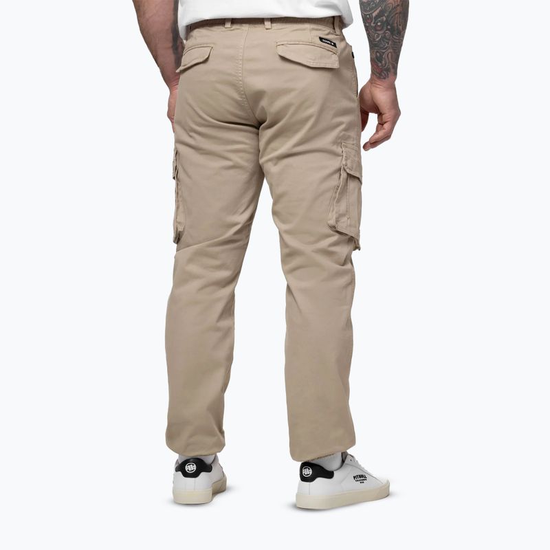 Pánské kalhoty Pitbull Proctor Drawstring Jogger Cargo light sand 3