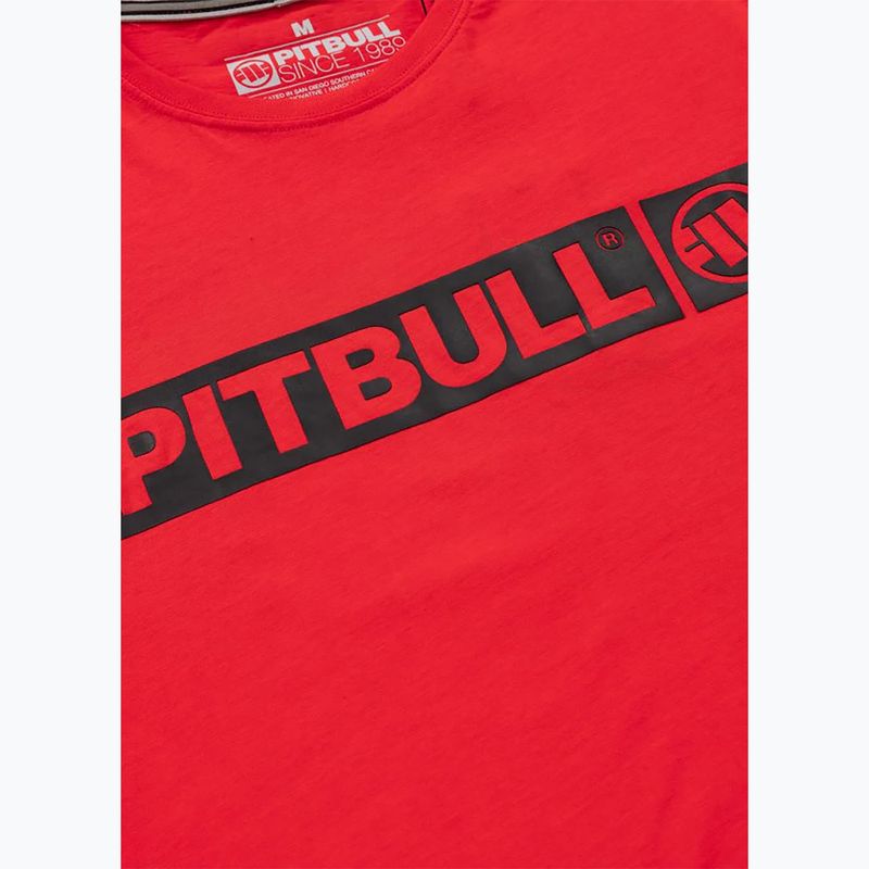 Pánské tričko na lezení Pitbull Hilltop fluo/red 6