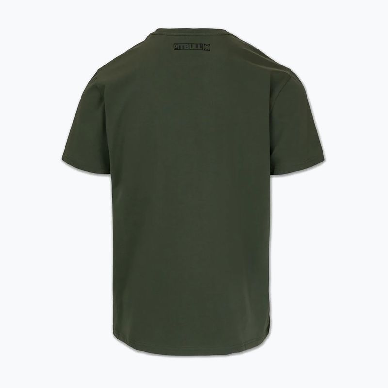 Pánské tričko na lezení Pitbull Hilltop green 4