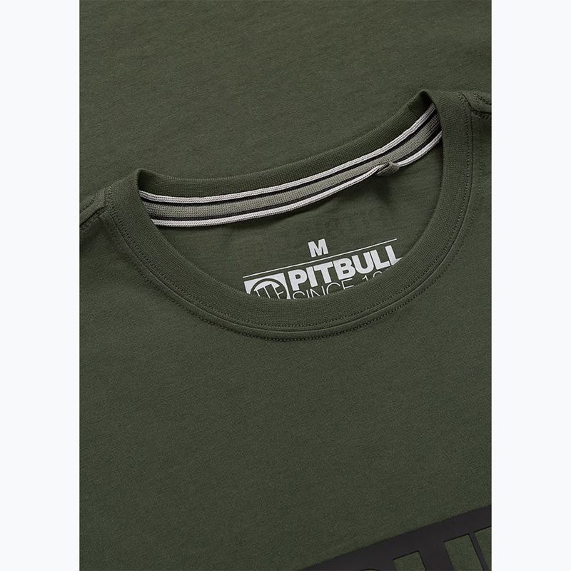 Pánské tričko na lezení Pitbull Hilltop green 5