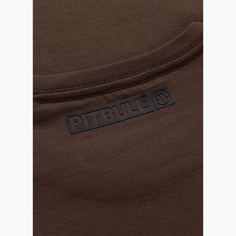 Pánské tričko na lezení Pitbull Hilltop chocolate 7