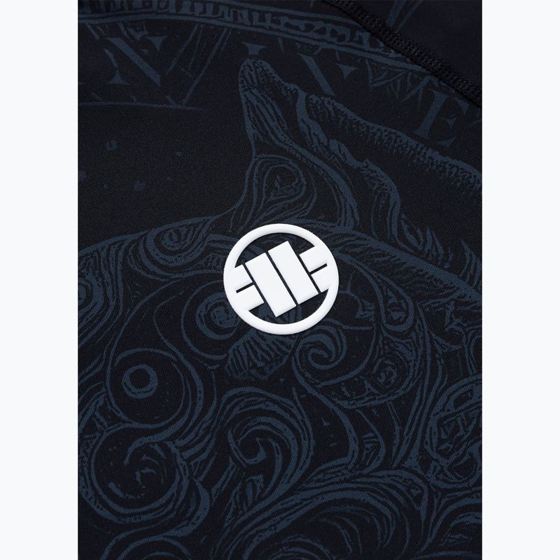 Pánský rashguard s dlouhým rukávem Pitbull World Rashguard black 8