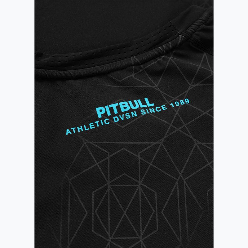 Pánský rashguard s dlouhým rukávem Pitbull Ray Rashguard sky blue 7