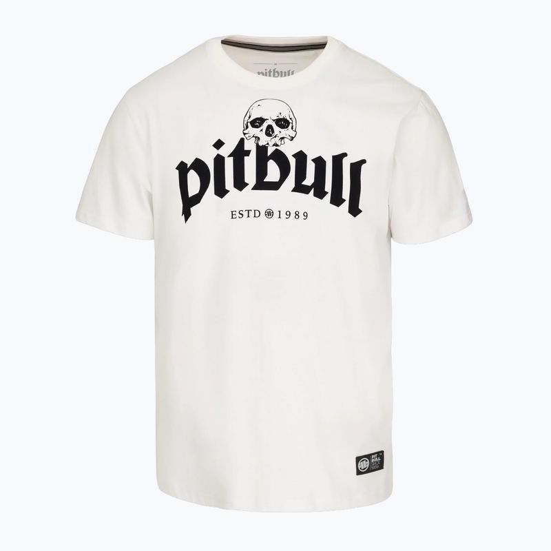 Pánské tričko na lezení Pitbull Tres Perros Viejos off white 3