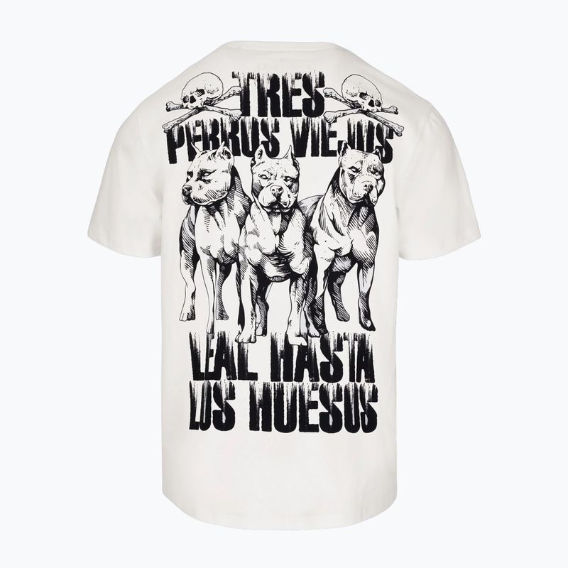 Pánské tričko na lezení Pitbull Tres Perros Viejos off white 4
