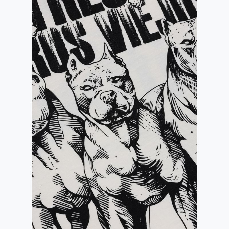 Pánské tričko na lezení Pitbull Tres Perros Viejos off white 8