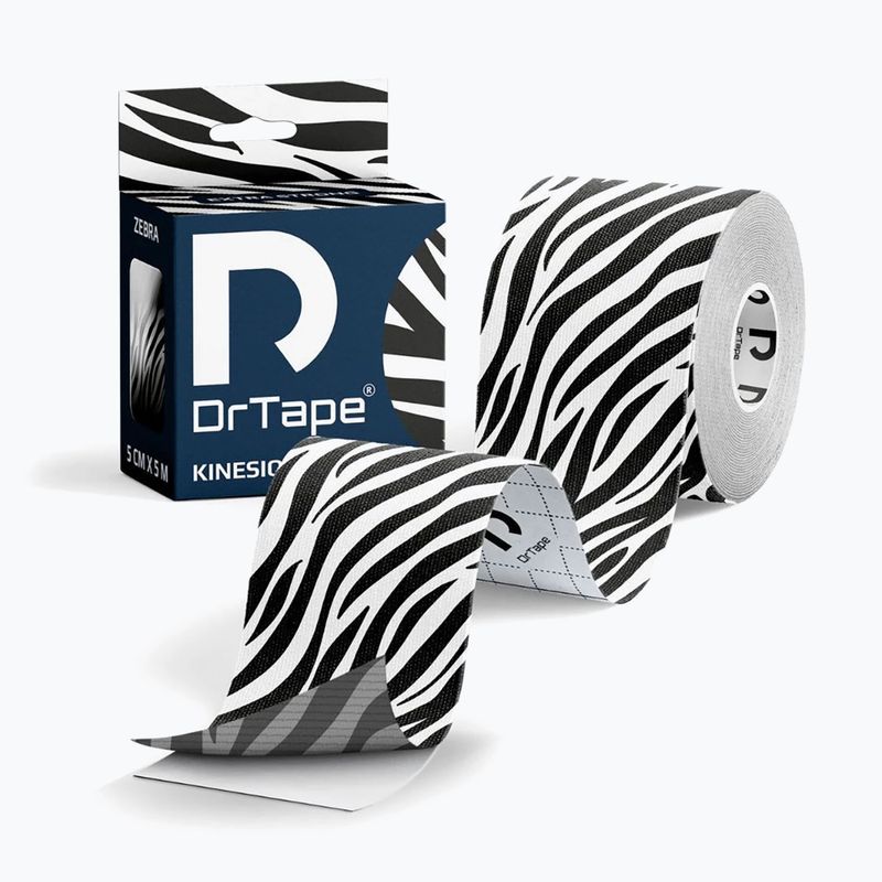 Kinezio tejp DrTape Kinesiology Tape zebra