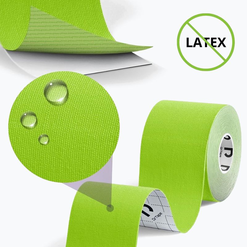 Kinesio tejp DrTape Kinesiology Tape green 3