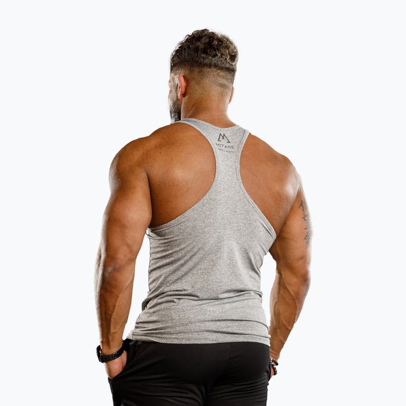 Pánský tréninkový tank top MITARE PRO šedý K095 8