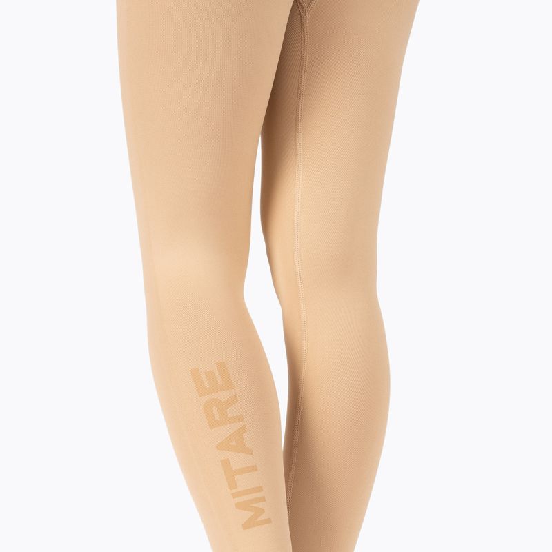 Dámské bezešvé legíny MITARE Push Up Sunny béžové K113 4