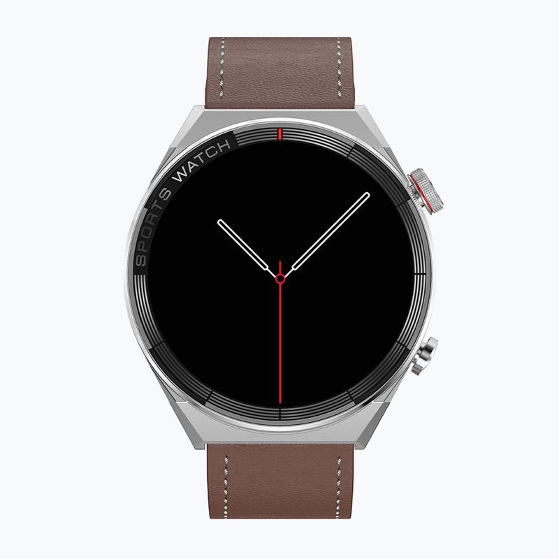 Hodinky Watchmark Maverick stříbrné/hnědé