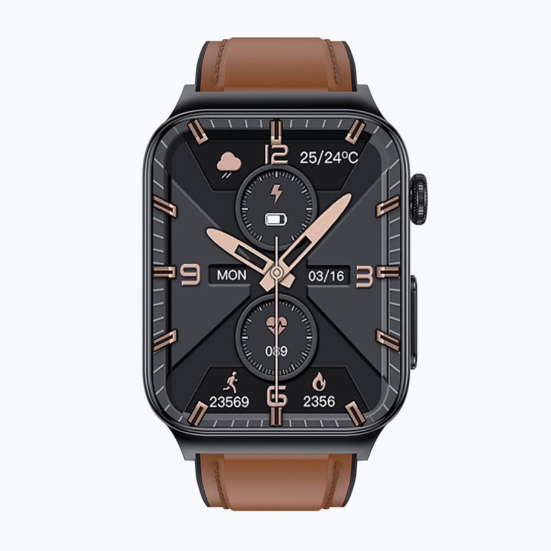 Hodinky Watchmark Cardio One hnědé 3