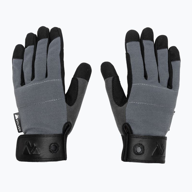 Lezecké rukavice Volven Ferrata gray 2