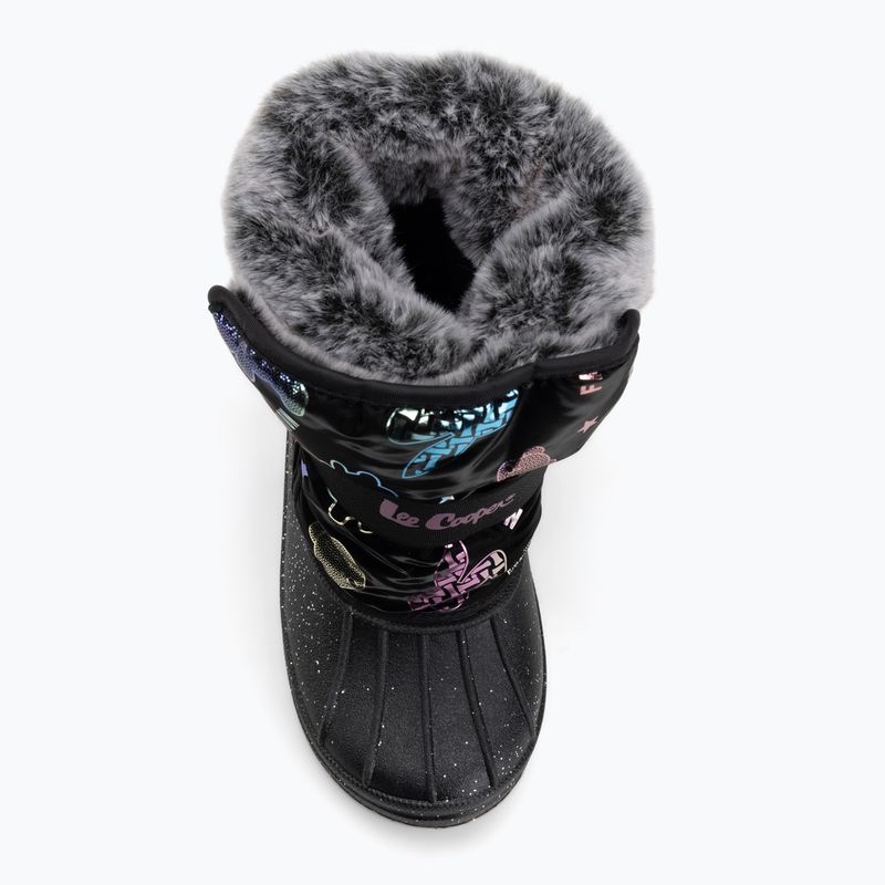 Dětské sněhule Lee Cooper LCJ-25-10-3787K black/fushia 5