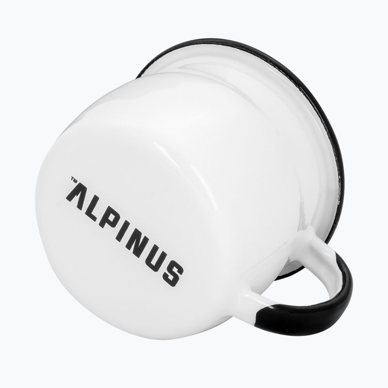 Turistický hrnek Alpinus Enamelled White Lynx 3