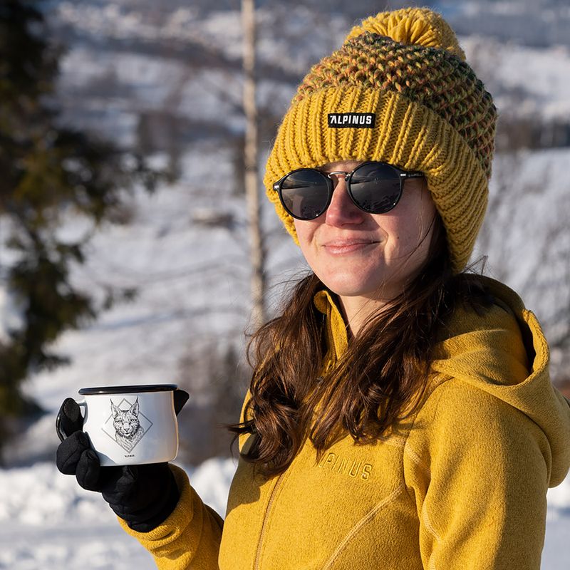 Turistický hrnek Alpinus Enamelled White Lynx 6