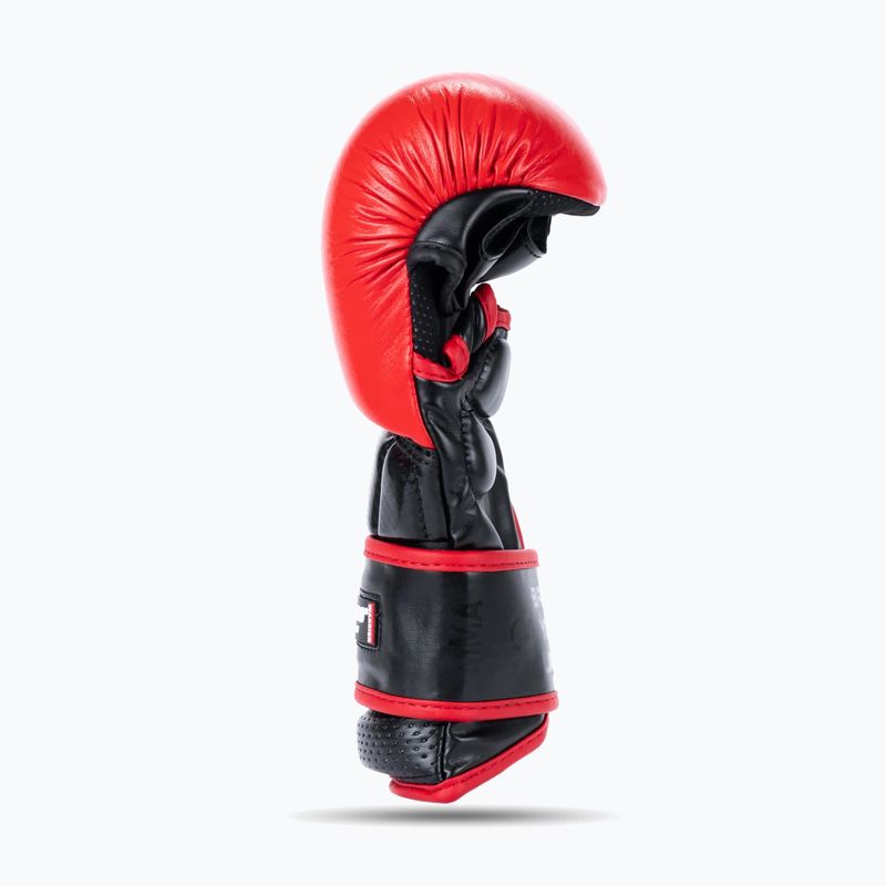 Grapplingové rukavice DBX BUSHIDO MMA Premium black/red 7