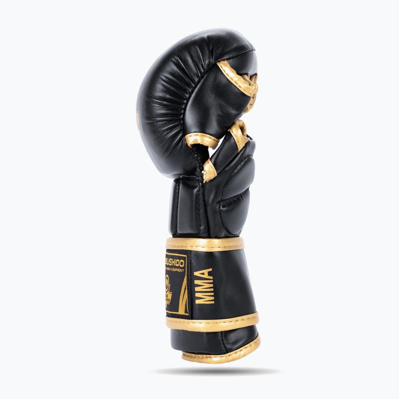 Grapplingové rukavice DBX BUSHIDO Master MMA black/gold 6