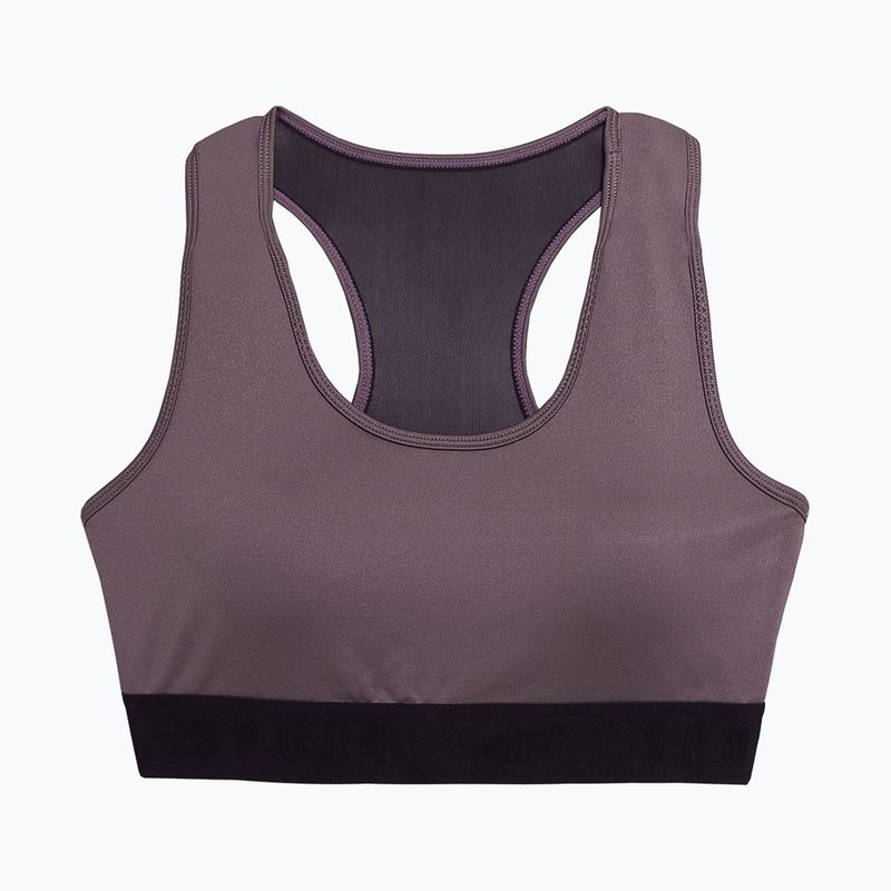 Fitness podprsenka 4F F077 světle hnědá