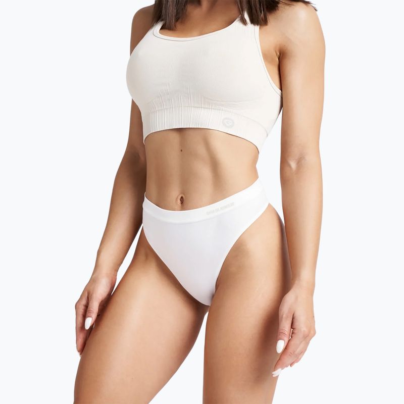 Dámská tanga Glamour White 414 4