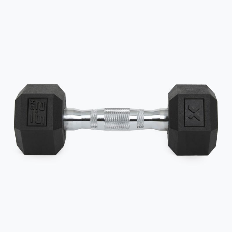 Pogumovaná činka XTREXO Hex HXD200 2,5 kg 7