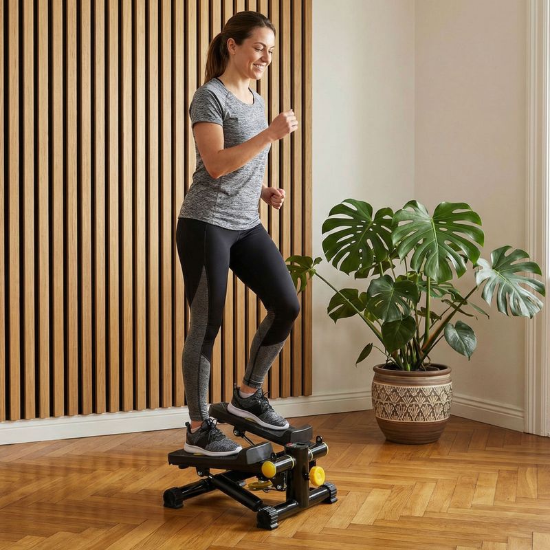 Stepper XTREXO FS100 černo/žlutý 3