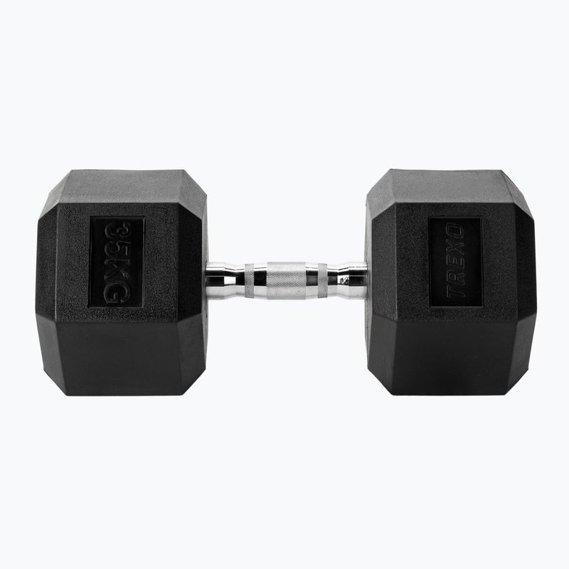 Činka pogumovaná XTREXO Hex 35 kg 5