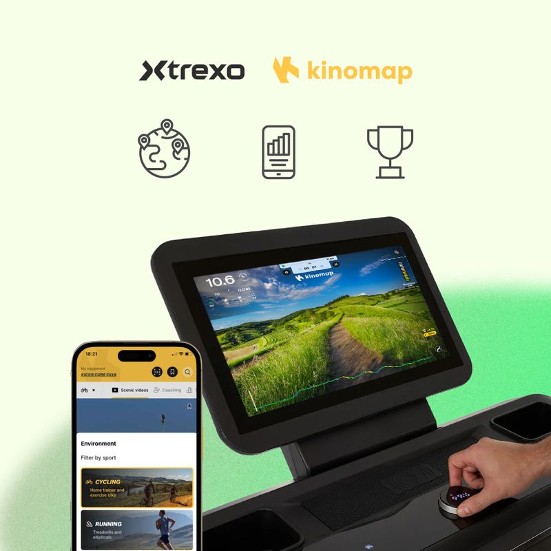 Elektrický běžecký pás XTREXO TXO-W225 silver 5