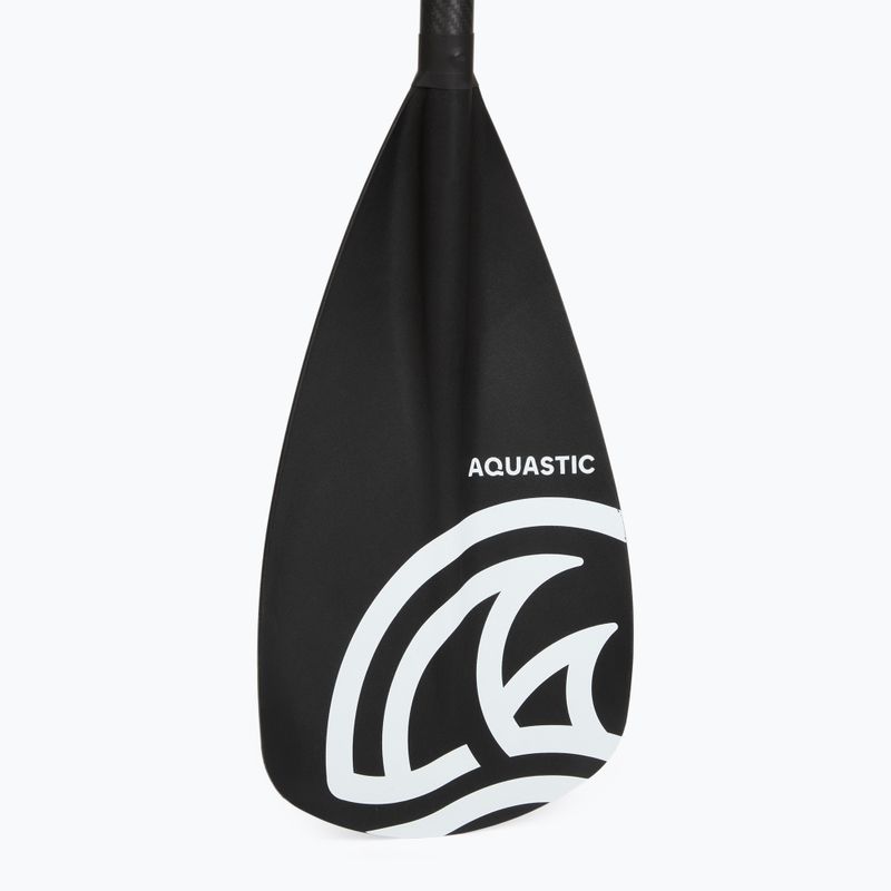 SUP pádlo 3-dílné AQUASTIC SUP Fibre + Carbon black 8