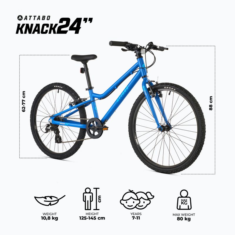 Dětské kolo ATTABO KNACK 24" blue 2