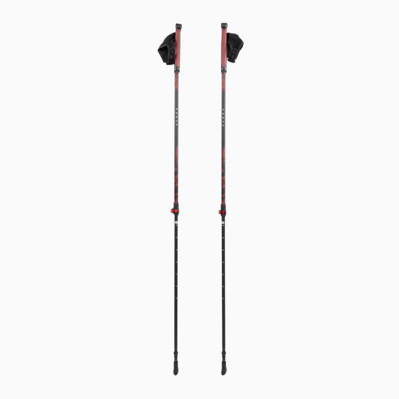 Hůlky na nordic walking KADVA Halna nastavitelné červené 3