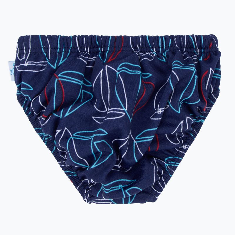 Plenkové plavky Fashy 15522 Babies Little Stars dark blue boats 2
