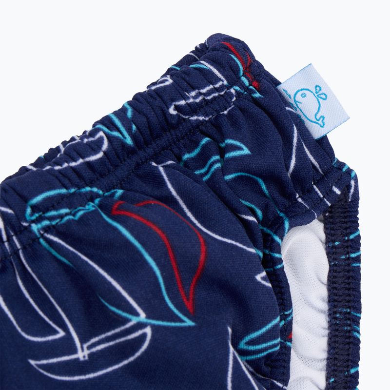 Plenkové plavky Fashy 15522 Babies Little Stars dark blue boats 3