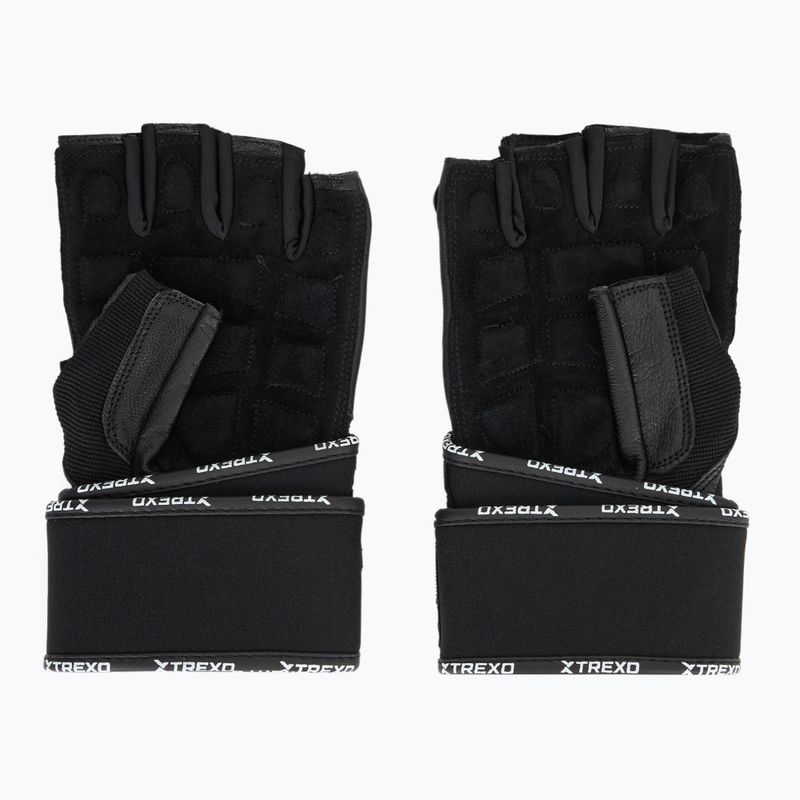 Rukavice do posilovny XTREXO GymRat black 4