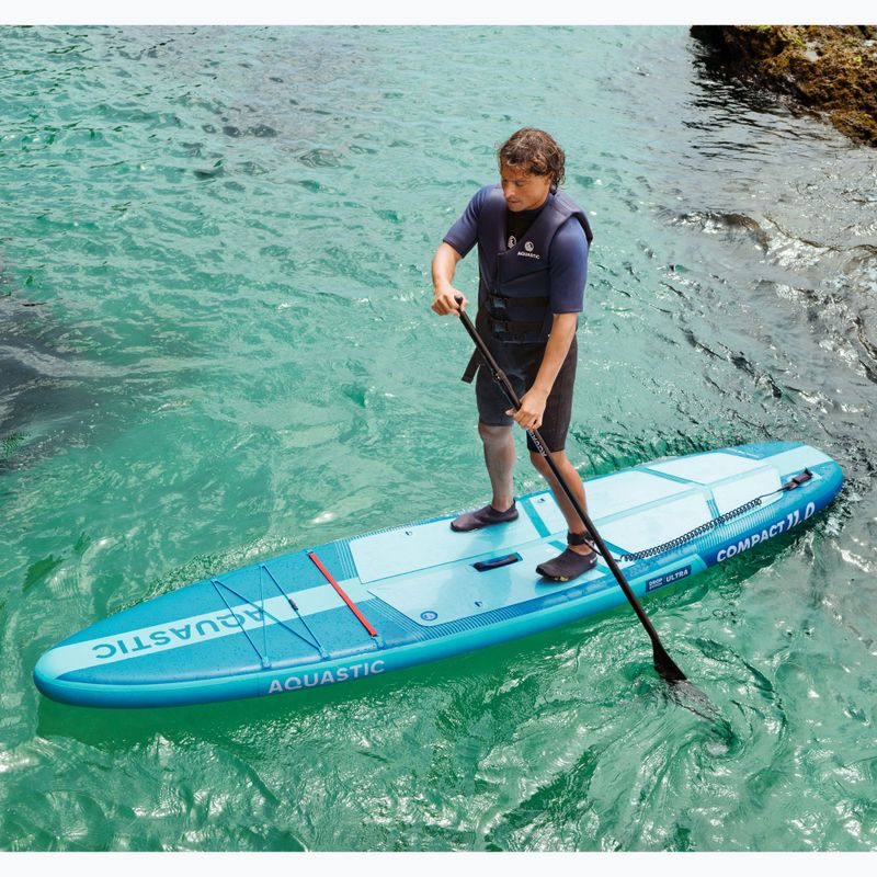 Sada paddleboard SUP nafukovací Compact 11'0" modrý 24