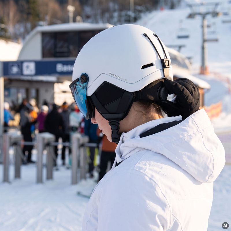 Lyžařská helma ATTABO Avens 2.0 Visor white 8