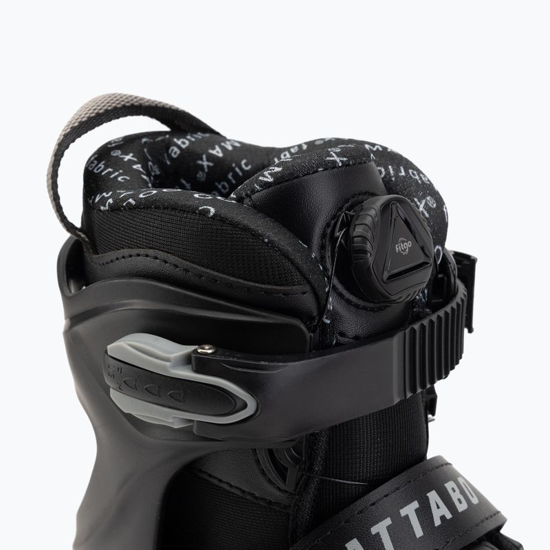 Pánské kolečkové brusle ATTABO OneFoot Fitgo system black 10