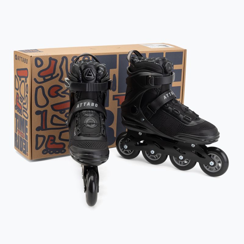 Pánské kolečkové brusle ATTABO OneFoot Fitgo system black 16