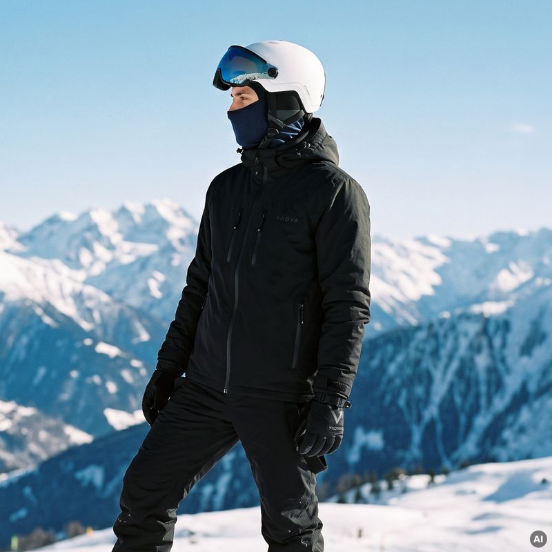 Komínková čepice KADVA Elevate tmavě modrá 8
