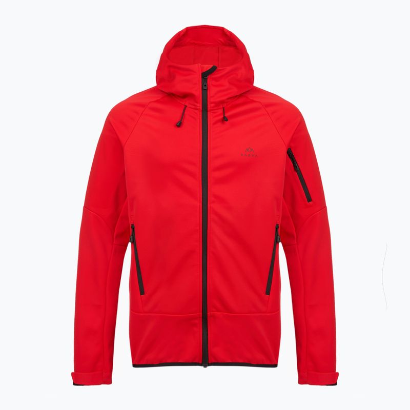 Pánská trekkingová mikina KADVA Arix WP 5K/3K softshell hybrid červená 7