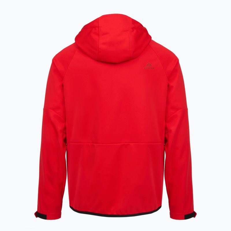 Pánská trekkingová mikina KADVA Arix WP 5K/3K softshell hybrid červená 8