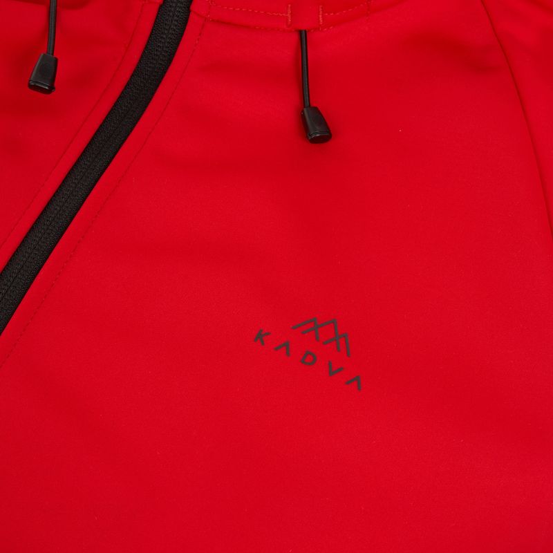 Pánská trekkingová mikina KADVA Arix WP 5K/3K softshell hybrid červená 9