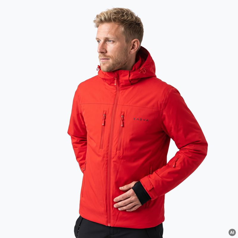 Pánská lyžařská bunda KADVA Edge X Jacket červená