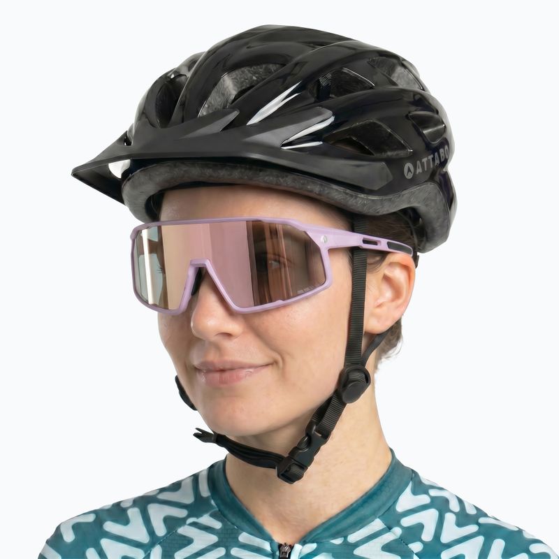 Cyklistické brýle ATTABO Stilb photochromické fialové 2