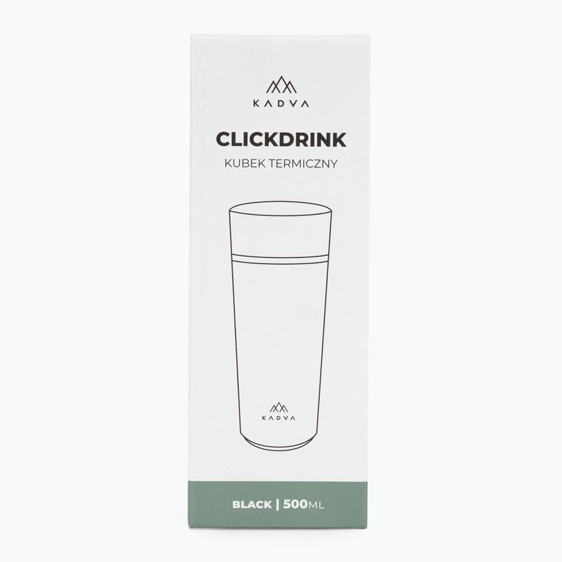 Termohrnek Kadva 360 ClickDrink Black 12
