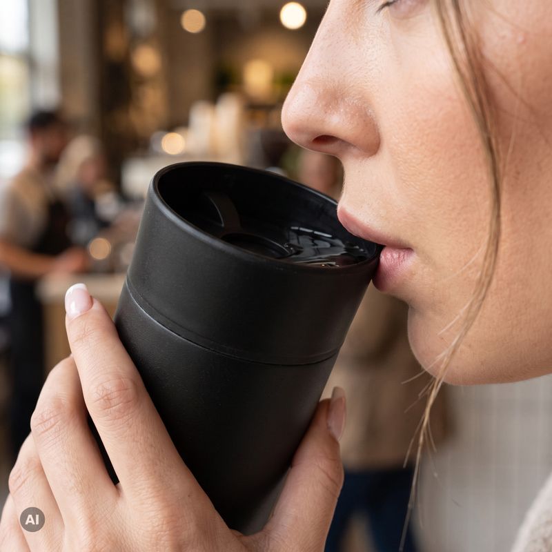 Termohrnek Kadva 360 ClickDrink Black 6