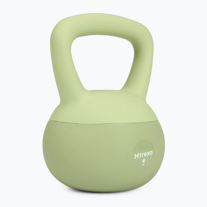 Kettlebell SOFT XTREXO 6 kg zelený 6