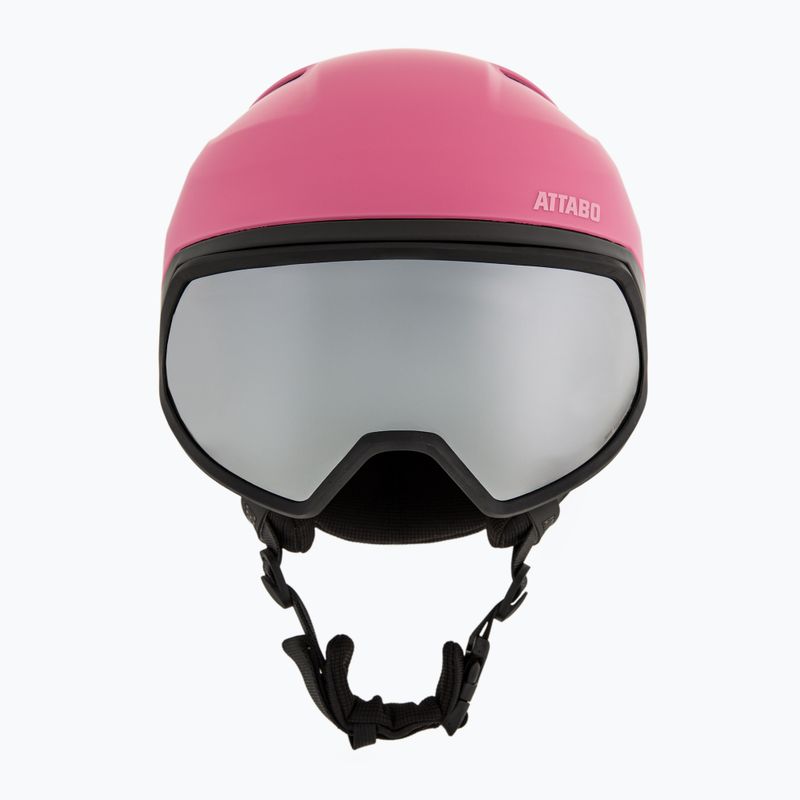 Dětská lyžařská helma ATTABO Avens 3.0 Jr Visor ERT Pink 2
