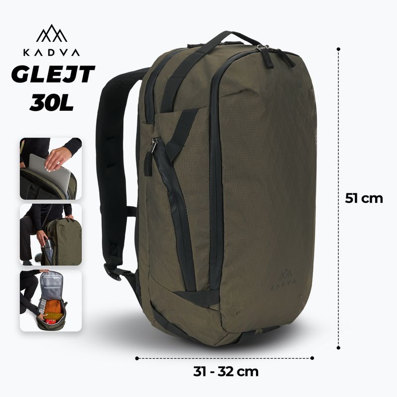 Turistický batoh KADVA Glejt 30 l zelený 2