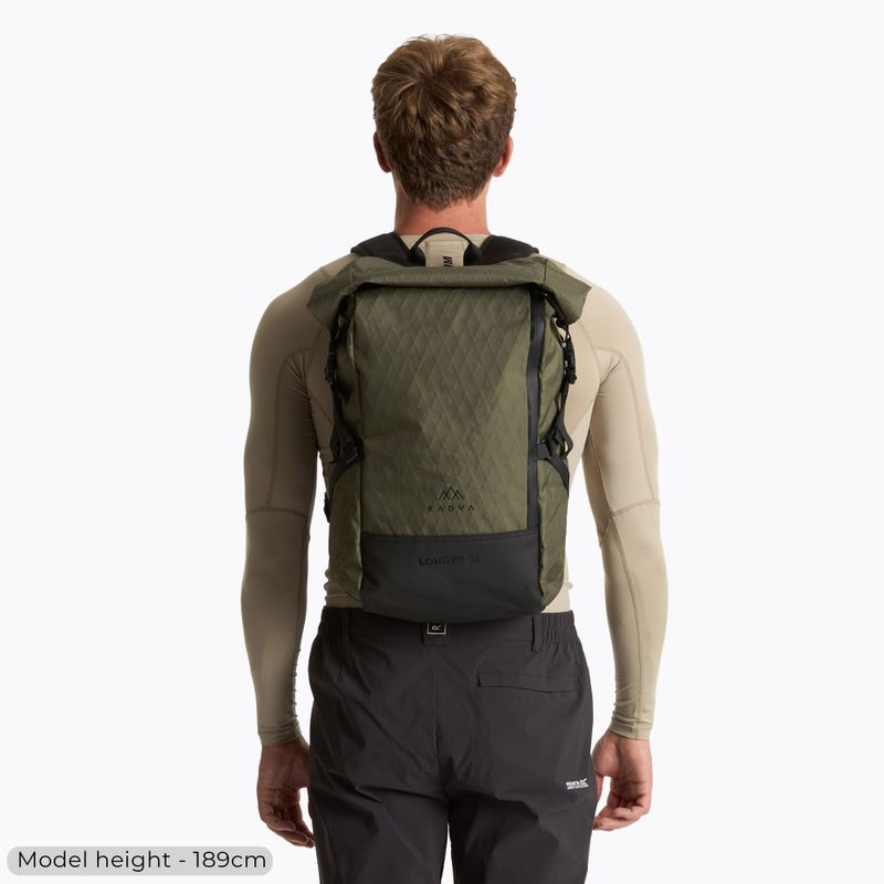 Turistický batoh KADVA Londer 25 l zelený 5